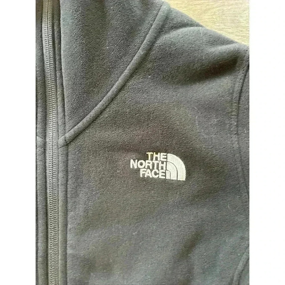The North Face Women Small Black Soft Fleece Lined Interior Full Zip Jacket - Picture 2 of 9